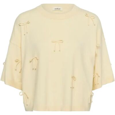 Pullover Damen Soaked in Luxury SLSpina Boxy Blanc M Femme Pullover Damen Soaked in Luxury SLSpina Boxy Blanc M Femme