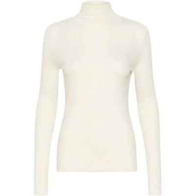 Damen Pullover mit langen Ärmeln und Rollkragen Soaked in Luxury Fauna Blanc S Femme Damen Pullover mit langen Ärmeln und Rollkragen Soaked in Luxury Fauna Blanc S Femme