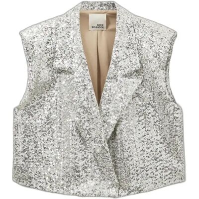 Weste Sofie Schnoor Linkasw Argenté 38 Femme Weste Sofie Schnoor Linkasw Argenté 38 Femme