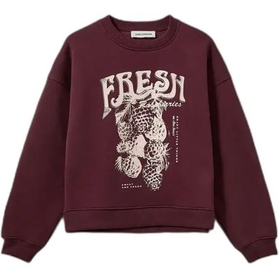 Hoodie mit Himbeer-Print für Damen Sofie Schnoor Eli Rouge S Femme Hoodie mit Himbeer-Print für Damen Sofie Schnoor Eli Rouge S Femme