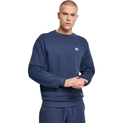 Pullover Urban Classics Starter Essential Crewneck Bleu M Mixte Pullover Urban Classics Starter Essential Crewneck Bleu M Mixte