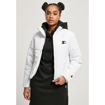Daunenjacke für Damen Urban Classics starter Blanc M Femme Daunenjacke für Damen Urban Classics starter Blanc M Femme