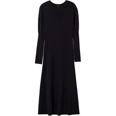 Lange Strickkleid Damen Stefanel Noir S Femme Lange Strickkleid Damen Stefanel Noir S Femme