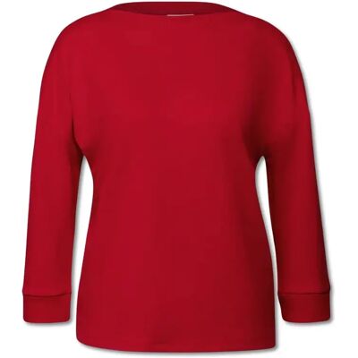 Langarmshirt mit Bootsausschnitt für Frauen Street One Rouge 38 Femme Langarmshirt mit Bootsausschnitt für Frauen Street One Rouge 38 Femme