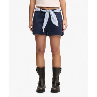 Shorts für Damen Superdry Bleu XS Femme Shorts für Damen Superdry Bleu XS Femme