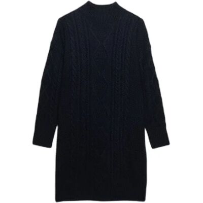 Damen Strickkleid Superdry Bleu S Femme Damen Strickkleid Superdry Bleu S Femme