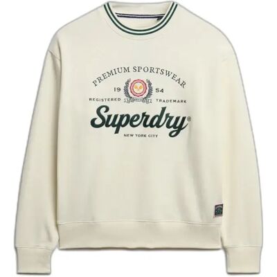 Pullover Damen Superdry Country Club Loose Blanc XS Femme Pullover Damen Superdry Country Club Loose Blanc XS Femme