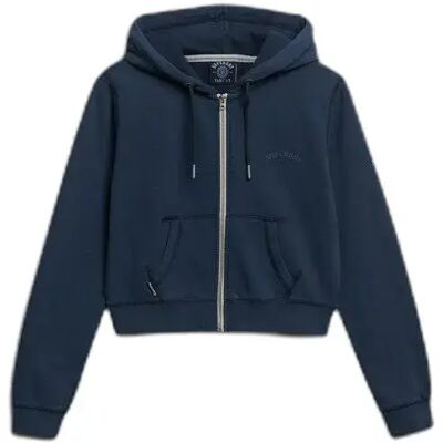 Kapuzenjacke Superdry Essential Bleu L Femme Kapuzenjacke Superdry Essential Bleu L Femme