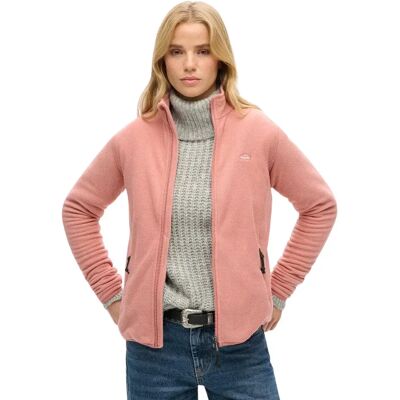 Fleece mit Reißverschluss Damen Superdry Rose L Femme Fleece mit Reißverschluss Damen Superdry Rose L Femme