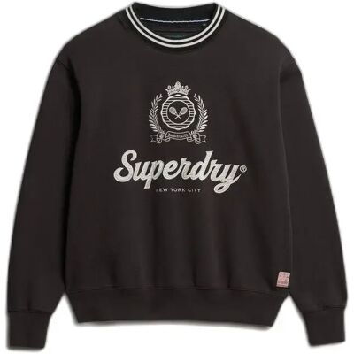 Sweatshirt Damen Superdry Country Club Noir XL Femme Sweatshirt Damen Superdry Country Club Noir XL Femme
