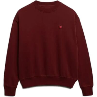 Sweatshirt Damen Superdry Essential Heritage Rouge XS Femme Sweatshirt Damen Superdry Essential Heritage Rouge XS Femme