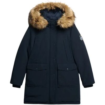 Damenparka aus Kunstfell Superdry Everest Bleu M Femme Damenparka aus Kunstfell Superdry Everest Bleu M Femme