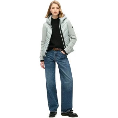 Hybrid-Kapuzenjacke Damen Superdry Storm Gris XS Femme Hybrid-Kapuzenjacke Damen Superdry Storm Gris XS Femme