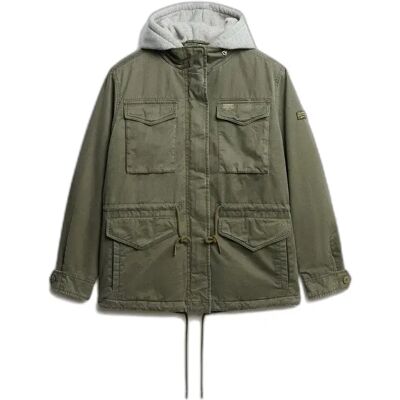 Kapuzenjacke für Damen Superdry Borg Military Vert M Femme Kapuzenjacke für Damen Superdry Borg Military Vert M Femme