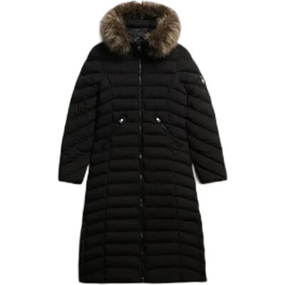 Lange Daunenjacke Damen Superdry Fuji Noir 2XS Femme Lange Daunenjacke Damen Superdry Fuji Noir 2XS Femme