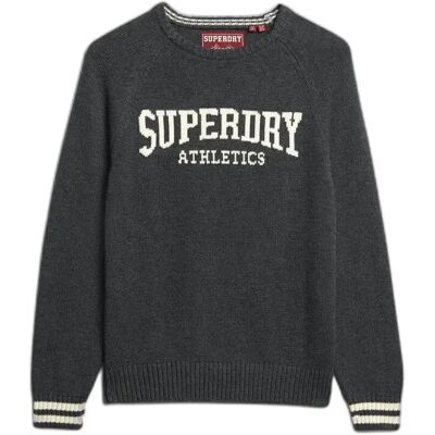 Pullover Damen Superdry Slouchy Intarsia Gris XL Femme Pullover Damen Superdry Slouchy Intarsia Gris XL Femme