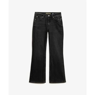 Schlangenförmige, mittelhohe Jeans aus Bio-Baumwolle für Frauen Superdry Noir 26x32 Femme Schlangenförmige, mittelhohe Jeans aus Bio-Baumwolle für Frauen Superdry Noir 26x32 Femme