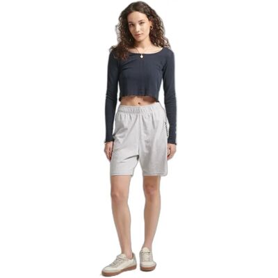 Shorts für Damen Superdry Gris XS Femme Shorts für Damen Superdry Gris XS Femme