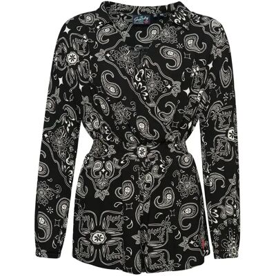 Jumpsuit Frau Superdry Vintage Beach Noir L Femme Jumpsuit Frau Superdry Vintage Beach Noir L Femme