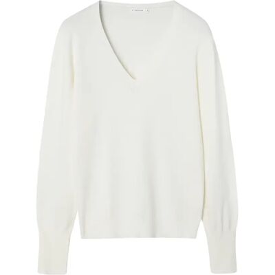 Klassischer Viskose-Pulli für Frauen Tatuum Nicolla Lenzing Ecovero Blanc XS Femme Klassischer Viskose-Pulli für Frauen Tatuum Nicolla Lenzing Ecovero Blanc XS Femme