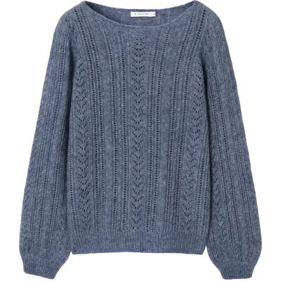 Pullover aus Wolle und Mohair für Damen Tatuum Eleni Bleu XS Femme Pullover aus Wolle und Mohair für Damen Tatuum Eleni Bleu XS Femme