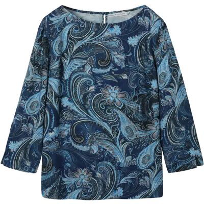 Langärmelige Bluse, Damen Tatuum Kora Bleu 36 Femme Langärmelige Bluse, Damen Tatuum Kora Bleu 36 Femme