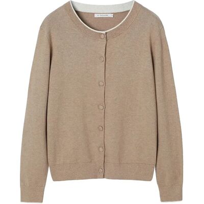 Strickjacke, Damen Tatuum Hilo Beige M Femme Strickjacke, Damen Tatuum Hilo Beige M Femme