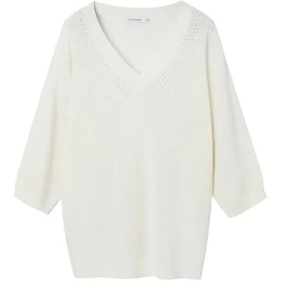 Pullover Damen Tatuum Nezara Blanc XS Femme Pullover Damen Tatuum Nezara Blanc XS Femme