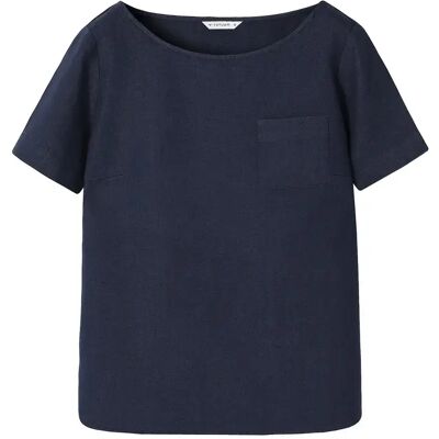 Leinen T-Shirt für Damen Tatuum Lawi Bleu 42 Femme Leinen T-Shirt für Damen Tatuum Lawi Bleu 42 Femme