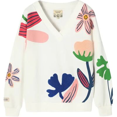 Pullover Damen Tatuum Risaf Blanc L Femme Pullover Damen Tatuum Risaf Blanc L Femme