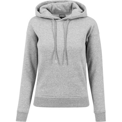 Urban Classics Hoodie Damen Urban Classic basic côtelés Gris M Femme Urban Classics Hoodie Damen Urban Classic basic côtelés Gris M Femme