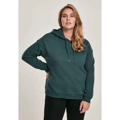 Urban Classics Hoodie Damen – Große Größen Urban Classic côtelés Vert 4XL Femme Urban Classics Hoodie Damen – Große Größen Urban Classic côtelés Vert 4XL Femme