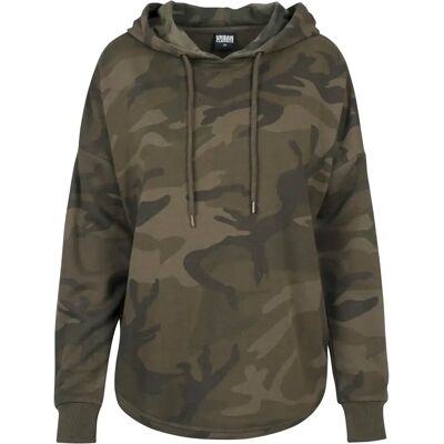 Urban Classics Hoodie Damen Urban Classic Camo Vert XS Femme Urban Classics Hoodie Damen Urban Classic Camo Vert XS Femme