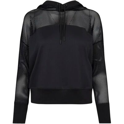 Urban Classics Kapuzenpullover Frau urban Classic Mesh Noir M Femme Urban Classics Kapuzenpullover Frau urban Classic Mesh Noir M Femme