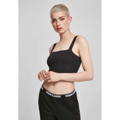 Urban Classics Crop Top, Damen, urban classic (x2) Noir M Femme Urban Classics Crop Top, Damen, urban classic (x2) Noir M Femme