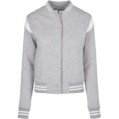 Damenjacke Urban Classics organic inset college Gris S Femme Damenjacke Urban Classics organic inset college Gris S Femme