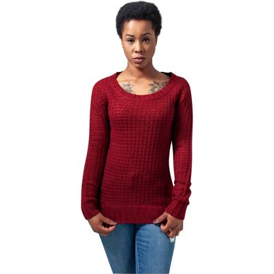 Urban Classics Sweatshirt Damen Urban Classic lang Rouge S Femme Urban Classics Sweatshirt Damen Urban Classic lang Rouge S Femme