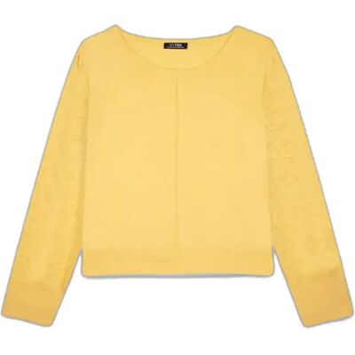 Pullover Damen TBS Emana Jaune XL Femme Pullover Damen TBS Emana Jaune XL Femme