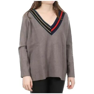 Pullover Damen Teddy Smith Sandy Gris XS Femme Pullover Damen Teddy Smith Sandy Gris XS Femme