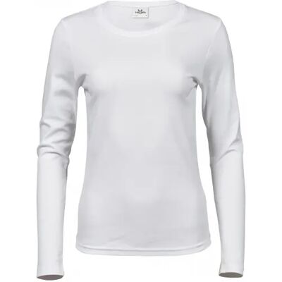 Langarmshirt Tee Jays Interlock Blanc L Femme Langarmshirt Tee Jays Interlock Blanc L Femme