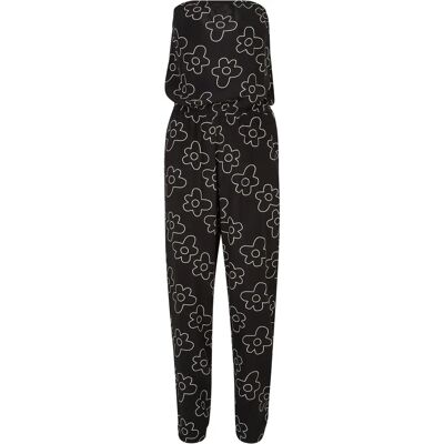 Bandeau-Overall aus Viskose, Damen Urban Classics Noir XS Femme Bandeau-Overall aus Viskose, Damen Urban Classics Noir XS Femme