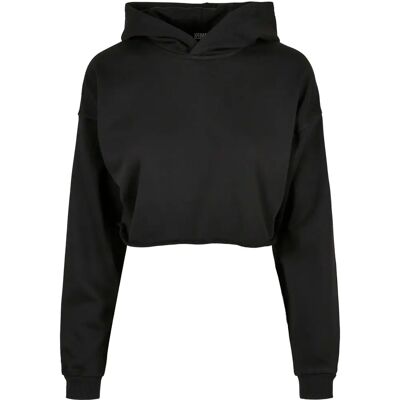 Sweatshirt Oversize-Kapuzenpullover für Frauen in großen Größen Urban Classics Noir 4XL Femme Sweatshirt Oversize-Kapuzenpullover für Frauen in großen Größen Urban Classics Noir 4XL Femme