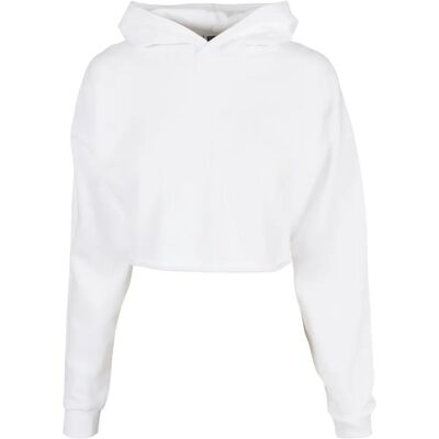 Sweatshirt Oversize-Kapuzenpullover für Frauen in großen Größen Urban Classics Blanc 4XL Femme Sweatshirt Oversize-Kapuzenpullover für Frauen in großen Größen Urban Classics Blanc 4XL Femme