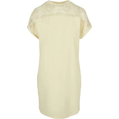 Spitzenkleid Damen Urban Classics Tee Jaune XS Femme Spitzenkleid Damen Urban Classics Tee Jaune XS Femme