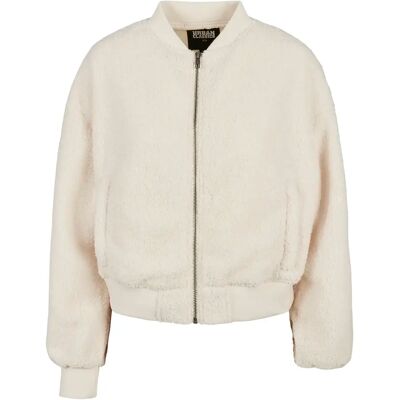 Fleece für Frauen Urban Classics Oversized Sherpa GT Blanc 5XL Femme Fleece für Frauen Urban Classics Oversized Sherpa GT Blanc 5XL Femme
