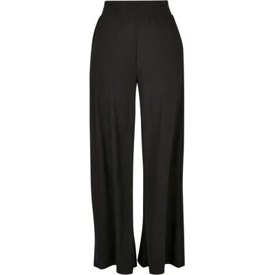 Weite Hose aus geripptem Jersey, Damen Urban Classics GT Noir 3XL Femme Weite Hose aus geripptem Jersey, Damen Urban Classics GT Noir 3XL Femme