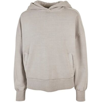Kapuzenpullover, Damen Urban Classics Heavy Terry Garment Dye Gris M Femme Kapuzenpullover, Damen Urban Classics Heavy Terry Garment Dye Gris M Femme