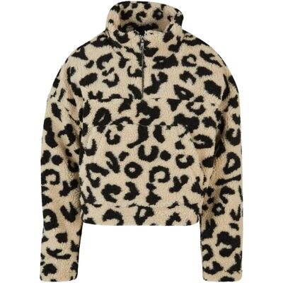 Fleece court Frau Urban Classics AOP Sherpa Troyer GT Beige 4XL Femme Fleece court Frau Urban Classics AOP Sherpa Troyer GT Beige 4XL Femme