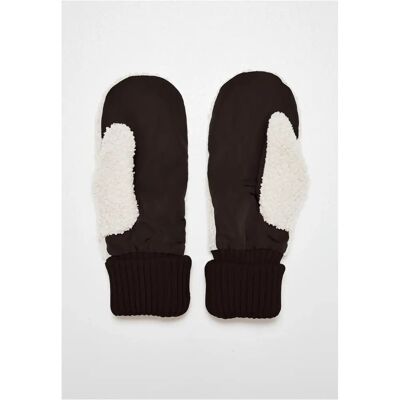 Fäustlinge aus Nylon und Sherpa Urban Classics Noir S/M Mixte Fäustlinge aus Nylon und Sherpa Urban Classics Noir S/M Mixte