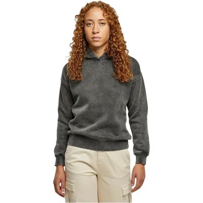 Sweatshirt Damen Urban Classics Stone Washed Noir S Femme Sweatshirt Damen Urban Classics Stone Washed Noir S Femme